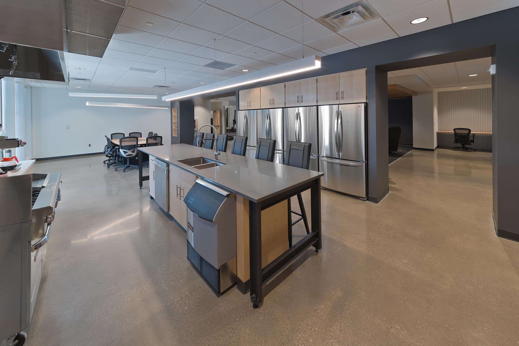 Perrysburg Fire Station Kitchen and Dining Room
